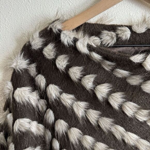 INC International Concepts Sweater Womens Large Brown Goblin Gremlin Dark Fairy - Picture 5 of 13